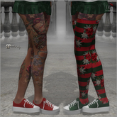 (*<*) 1313 Special Edition 3 Piece Shoe/Socks Set - Poinsettia 