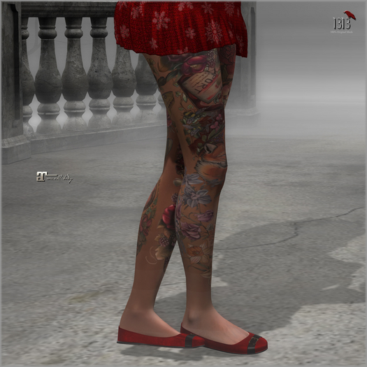 (*<*) 1313 Santa Flats - Red