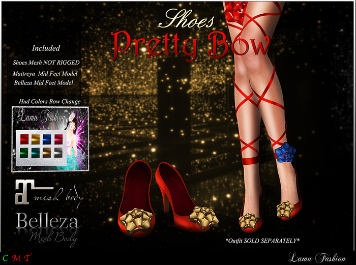 -Lamu Fashion-Shoes *Pretty Bow*
