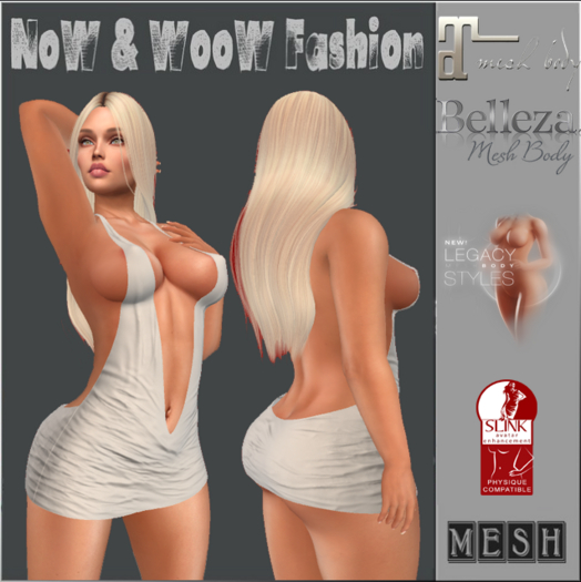 !!!!!! NoW & WooW # GINGER DRESS WHITE