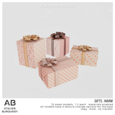 Atelier Burgundy . Gifts Warm *ADD*
