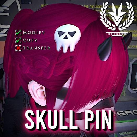 [Echelon] // Skull Pin