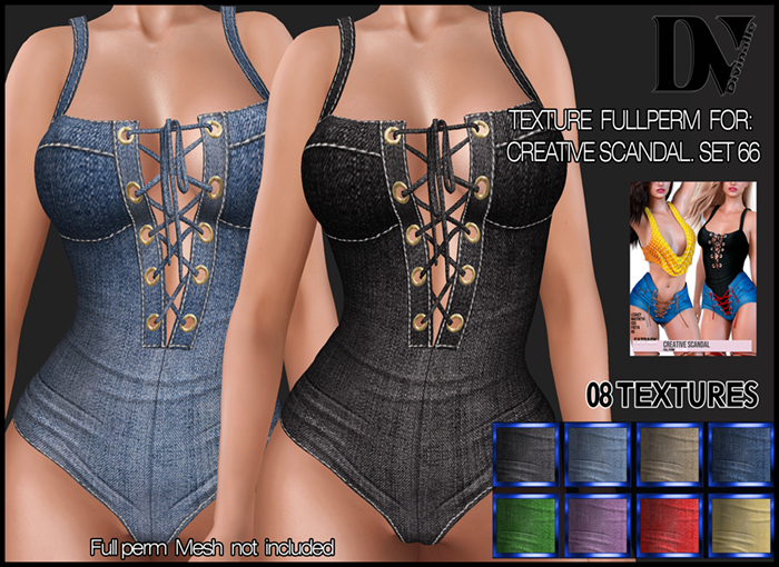 DV- CREATIVE SCANDAL. SET 66 - BODY ONLY  - TEXTURES