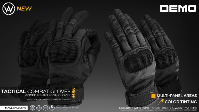 WAZ - Tactical Combat Gloves (DEMO)
