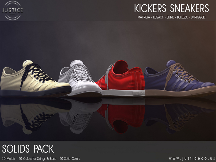 [JUSTICE] LADIES KICKERS - SOLIDS ONLY