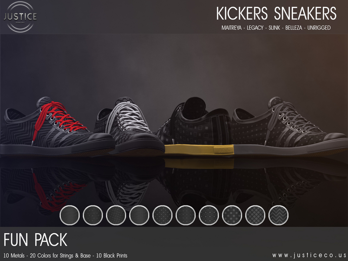 [JUSTICE] LADIES KICKERS - FUNPACK
