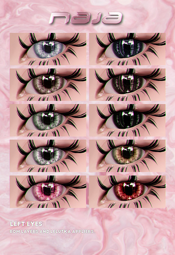 naja // left eyes fatpack