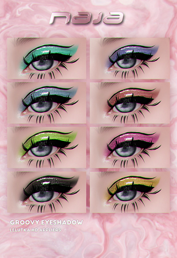 naja // groovy eyeshadow demo