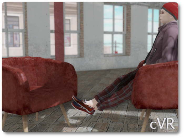 cVR Leather sofa