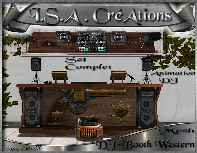 DJ-Booth Western * Mesh * BOX