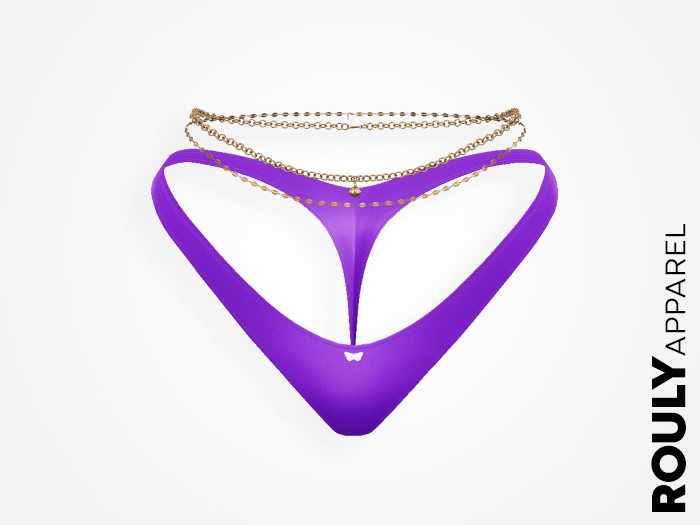 ROULY :: "Noche Fuera" Panties + Tresure Chains - Violet