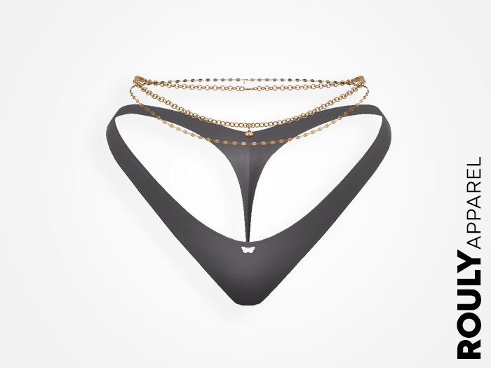 ROULY :: "Noche Fuera" Panties + Tresure Chains - Steel