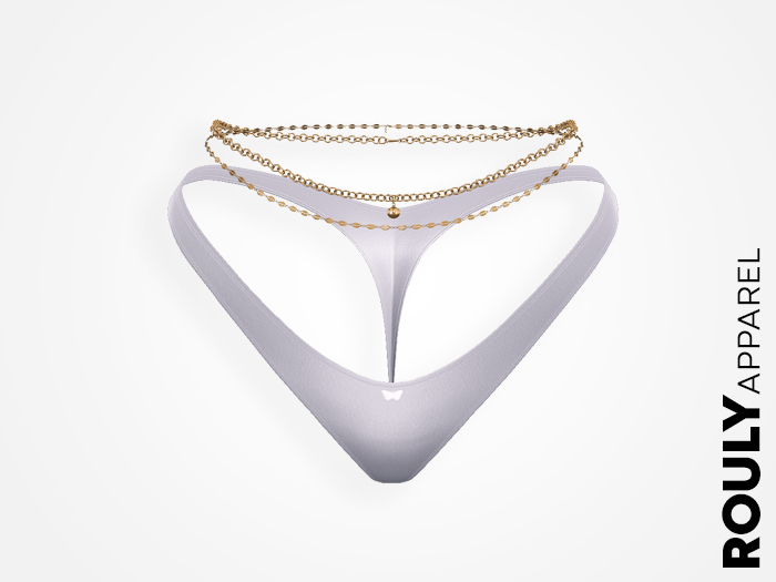 ROULY :: "Noche Fuera" Panties + Tresure Chains - Silver