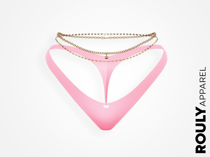 ROULY :: "Noche Fuera" Panties + Tresure Chains - Pink