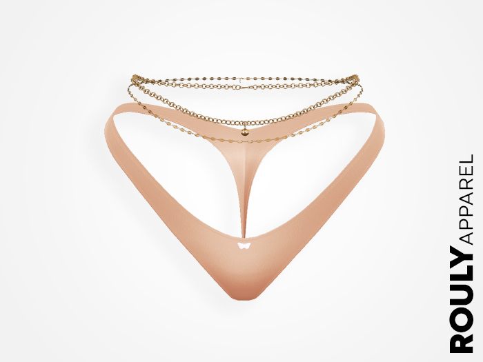 ROULY :: "Noche Fuera" Panties + Tresure Chains - Beige