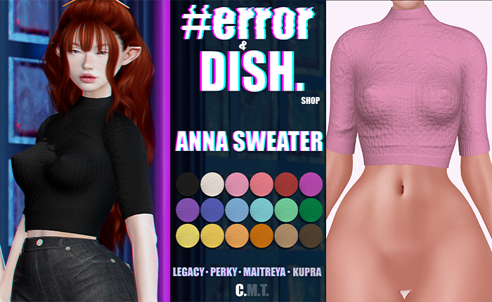 #error - anna sweater - pink