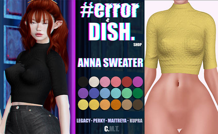 #error - anna sweater - yellow