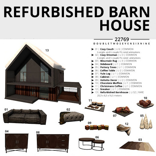 13. 22769 - Refurbished Barnhouse - RARE