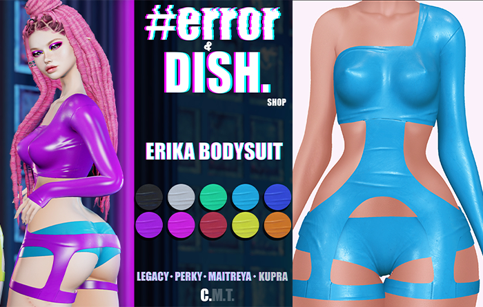 DISH. & #error - erika bodysuit - cloud