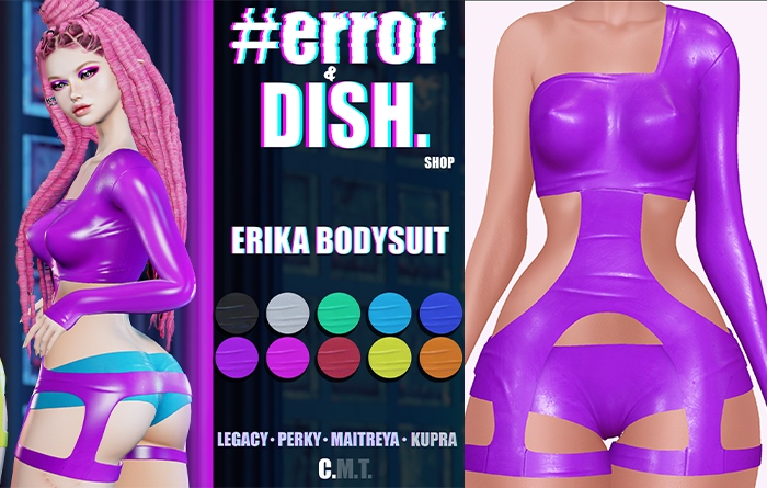 DISH. & #error - erika bodysuit - viol