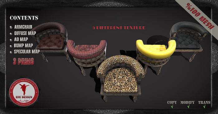 (Efe Design) Vintage Armchair Fatpack Fullperm 