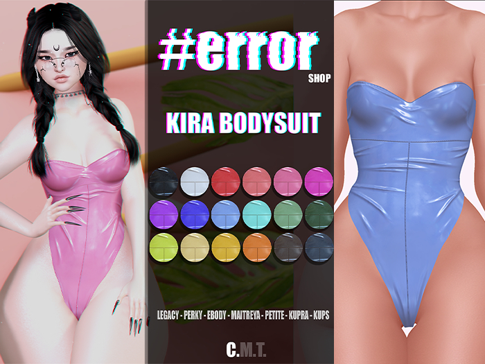 DISH. & #error - kira bodysuit - cloud