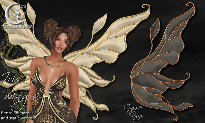 *LE* Iris Wings Copper Onyx