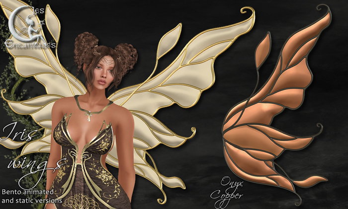 *LE* Iris Wings Onyx Copper