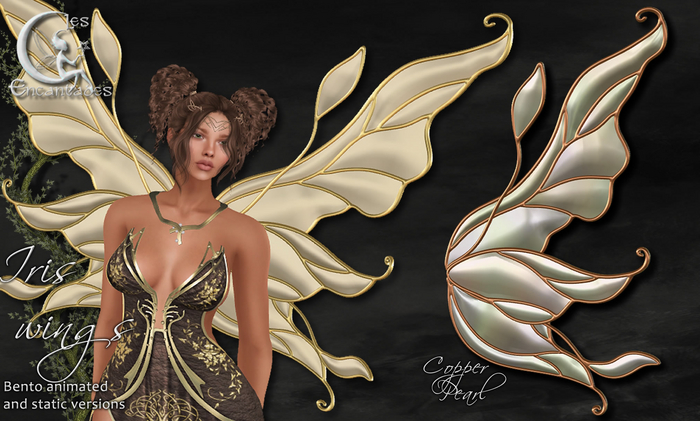*LE* Iris Wings Copper Pearl