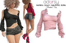 adorsy - Anabel Top Soft Pink - Maitreya/Legacy/Petite/Kupra