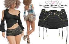 adorsy - Anabel Shorts Black - Maitreya/Legacy/Kupra
