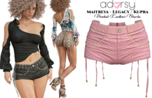 adorsy - Anabel Shorts Pink - Maitreya/Legacy/Kupra