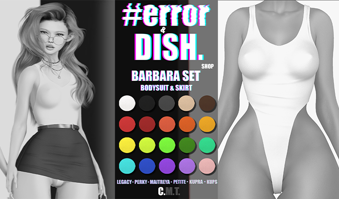 DISH. & #error - barbara set - demo