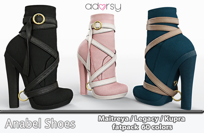 adorsy - Anabel Heels Fatpack - Maitreya/Legacy/Kupra