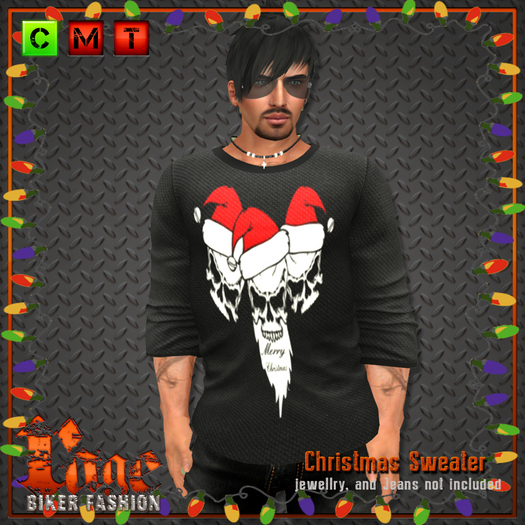 "Santa Skull" Christmas Sweater