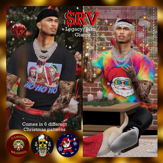 $RV - Hood Xmas T- Shirt