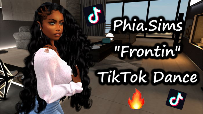 Phia.Sims Frontin TikTok Dance Animation