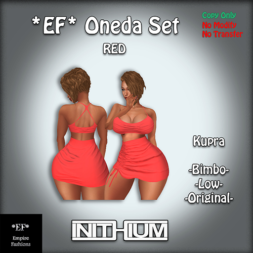 *EF* Oneda Kupra Set - RED (ADD)