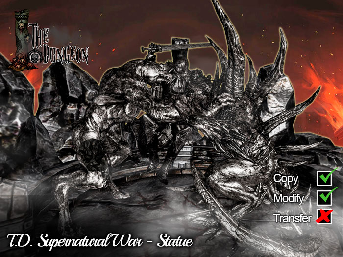 T.D. Supernatural War - Statue