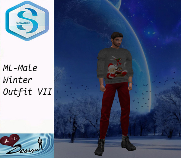 ML-Male Winter Outfit VII - DEMO