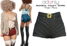 adorsy - Emiko Shorts Black - Maitreya/Legacy/Kupra