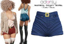 adorsy - Emiko Shorts Blue - Maitreya/Legacy/Kupra
