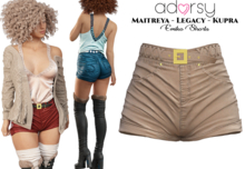 adorsy - Emiko Shorts Brown - Maitreya/Legacy/Kupra