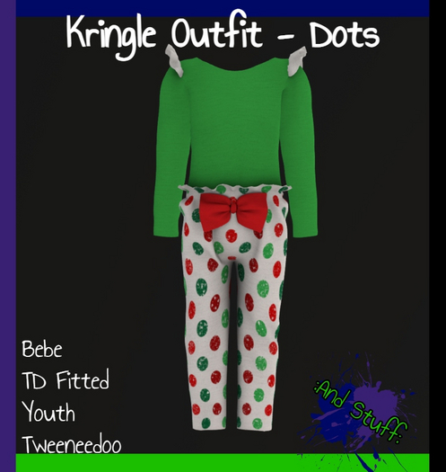 :And Stuff: Kringle Outfit - Dots