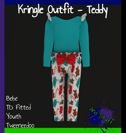 :And Stuff: Kringle Outfit- Teddy