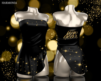Harmonia Happy New Year Dress Maitreya Petite Kupra Legacy Perky Freya Reborn New Years Eve Black Gold Sparkle
