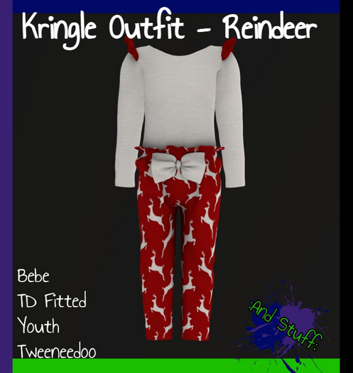 :And Stuff: Kringle Outfit - Reindeer