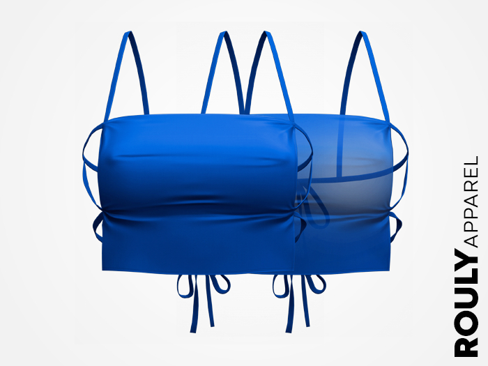 ROULY :: KISSnTELL Top - Blue