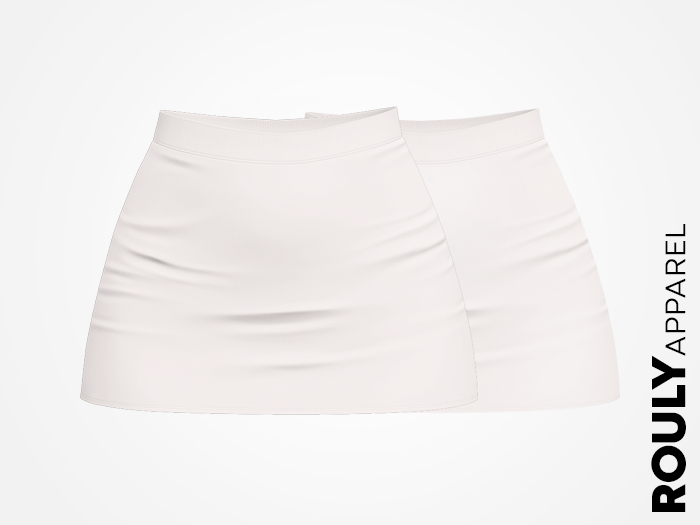 ROULY :: KISSnTELL Skirt - White