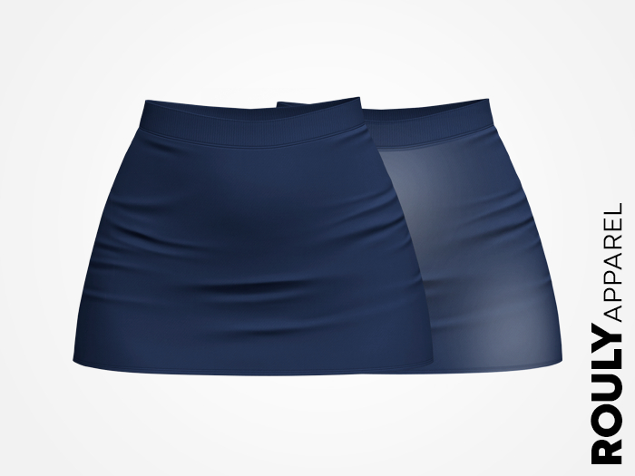 ROULY :: KISSnTELL Skirt - Navy